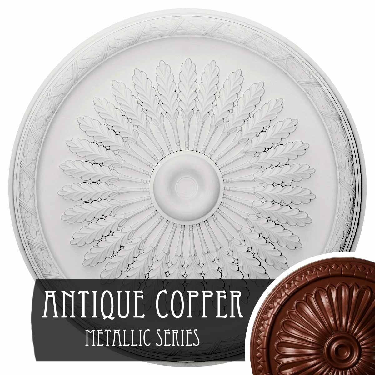 36x22OD x 1 1/2x22P Juniper Ceiling Medallion Q38436