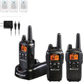 36 Channel FRS Two-Way Radio Walkie Talkie, 121 Privacy Codes, NOAA Weather Scan + Alert, Yellow/Black, 3-Pack P84648