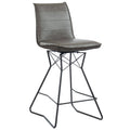 Brown Swivel Counter Stool Set of 2 O7904