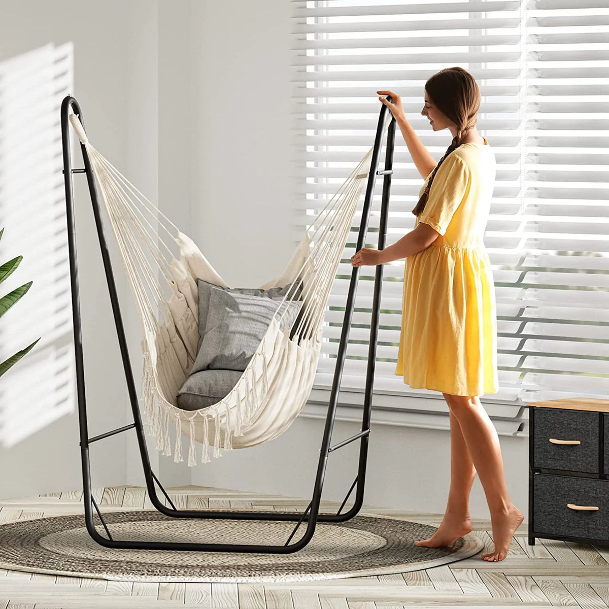 Hammock Chair with Stand 330Lbs C824