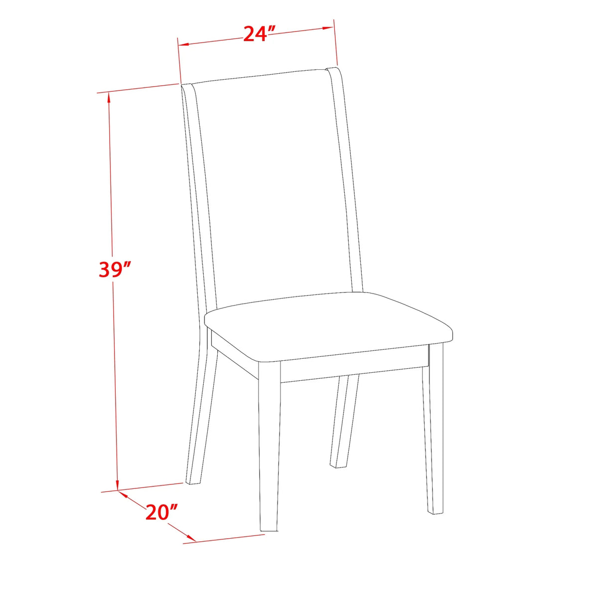 5-piece Wood Dining Set G44729
